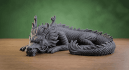Asiatic Sleeping Dragon Series #7 3d model