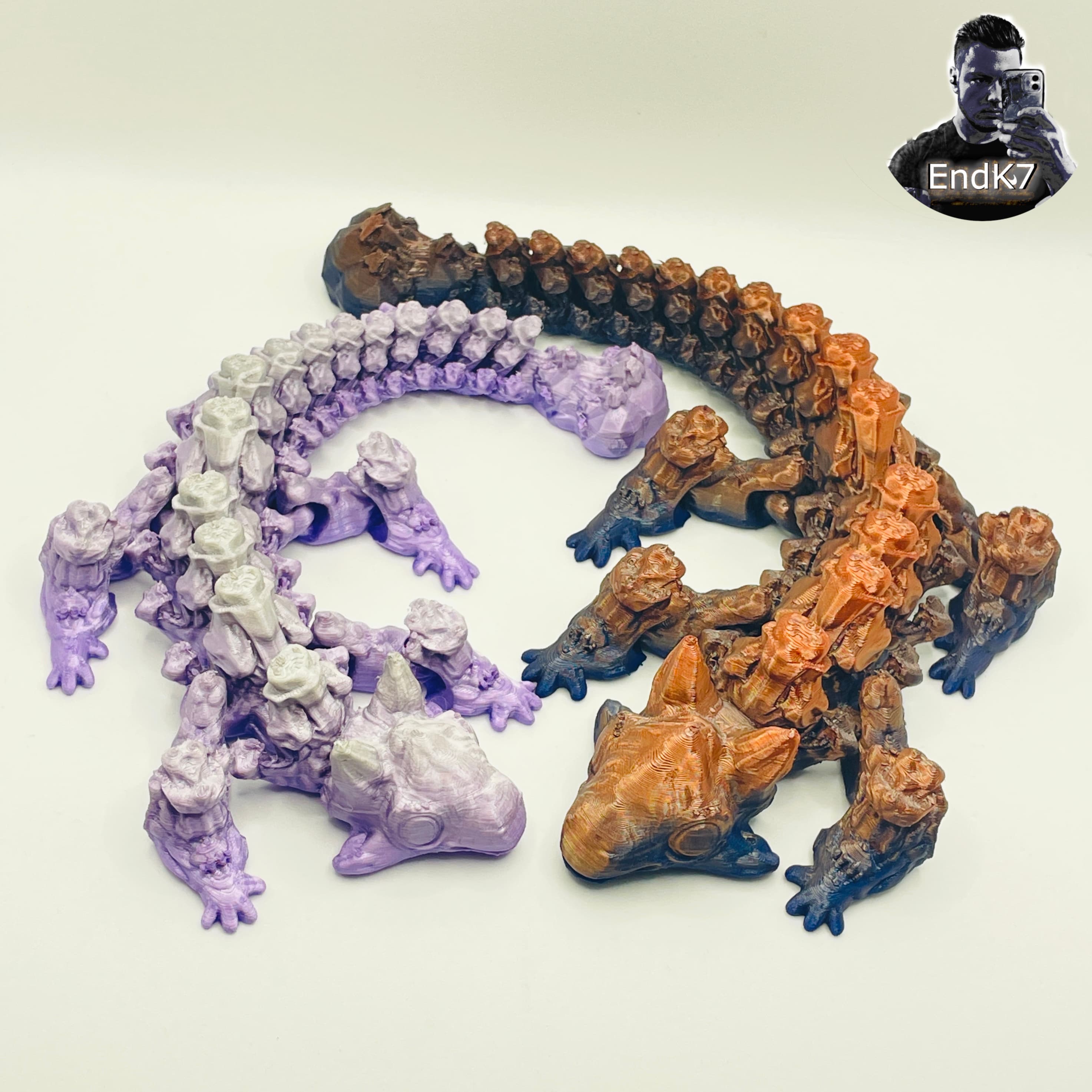 Baby Favorite Dragon - articulated - print in place - no support 3d model