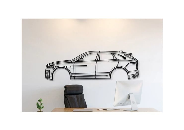 Jaguar - F-Pace 2017 Wall Art 3d model