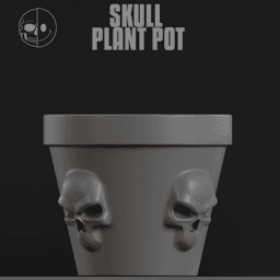 DEADNICE - Skull Planter drainage.stl 3d model