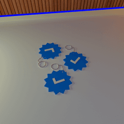 Verified Instagram - KEYCHAIN 3d model