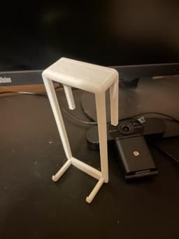 Webcam Monitor Mount for teleprompter and .conference calls 3d model