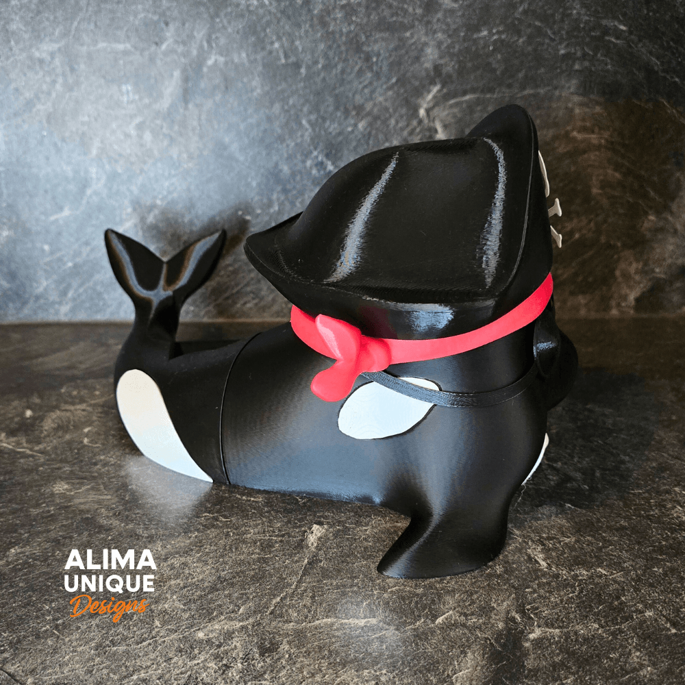 Pirate Orca suitable for Toniebox 3d model