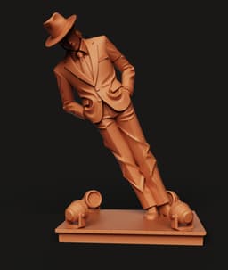 Michael Jackson Smooth Criminal Lean | Iconic Music Legend 3d model