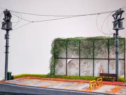 Street and Parking Diorama for Hot Wheels and 1:64 Diecast Cars 3d model
