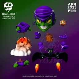 Green Goblin 3D Printer File STL 3d model