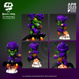 Green Goblin 3D Printer File STL 3d model