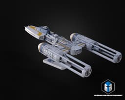 Y-Wing Vehicle Kit Card - 3D Print Files 3d model