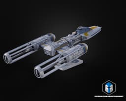 Y-Wing Vehicle Kit Card - 3D Print Files 3d model