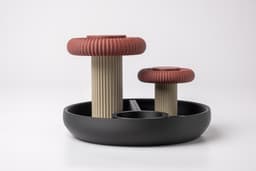 Mushroom Grove Organizer – 3D-Printable Modern Storage 3d model