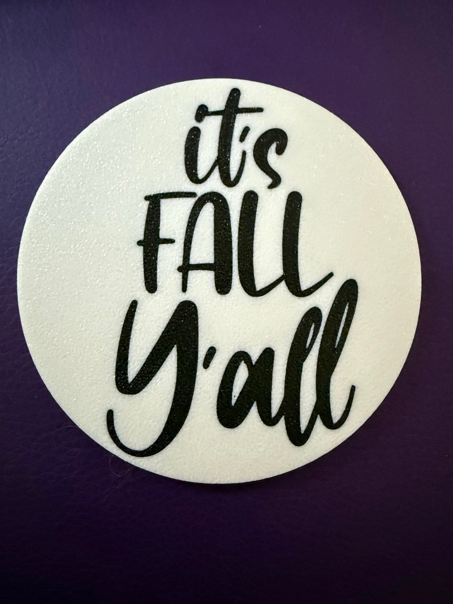 It’s Fall Y’all Coaster 3d model