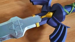 Master Sword - Zelda Tears of the Kingdom - Complete Set - Life Size 3d model