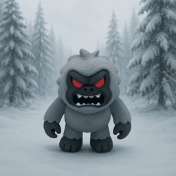 Nibbles the Yeti 3d model