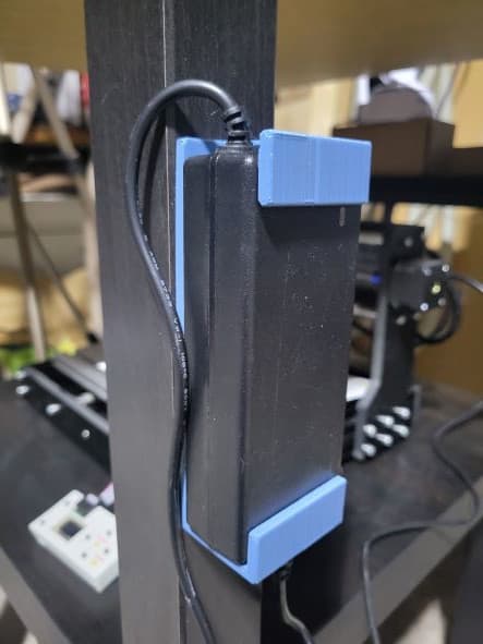 CNC Power Brick Holder - LiteOn 3d model