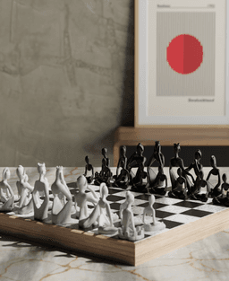 NObody's Game: A Chess Set Reimagined 3d model