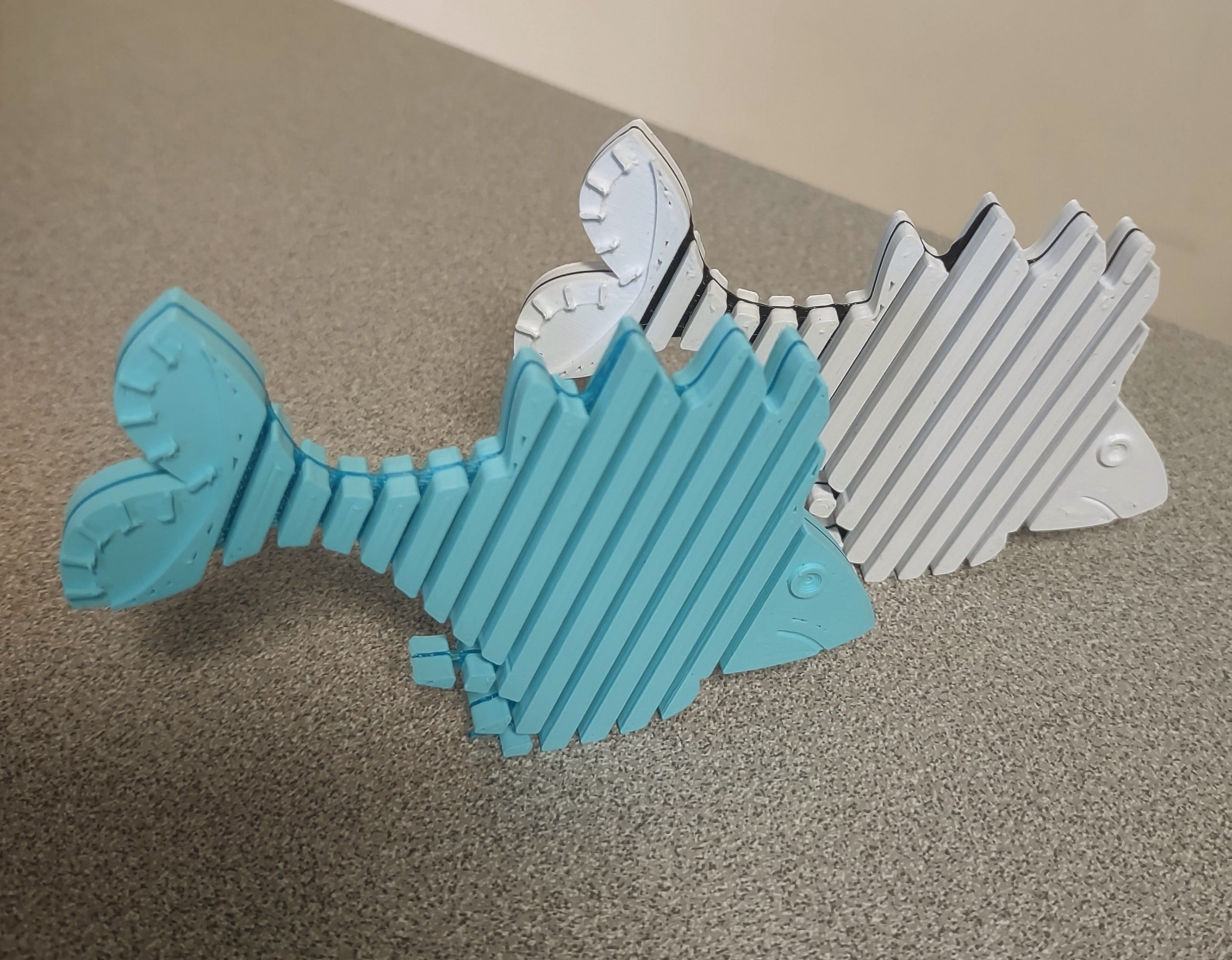 TPU Flexi-Fidget Fish 3d model