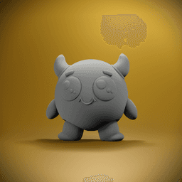 Bob - Little Monster Flexi 3d model