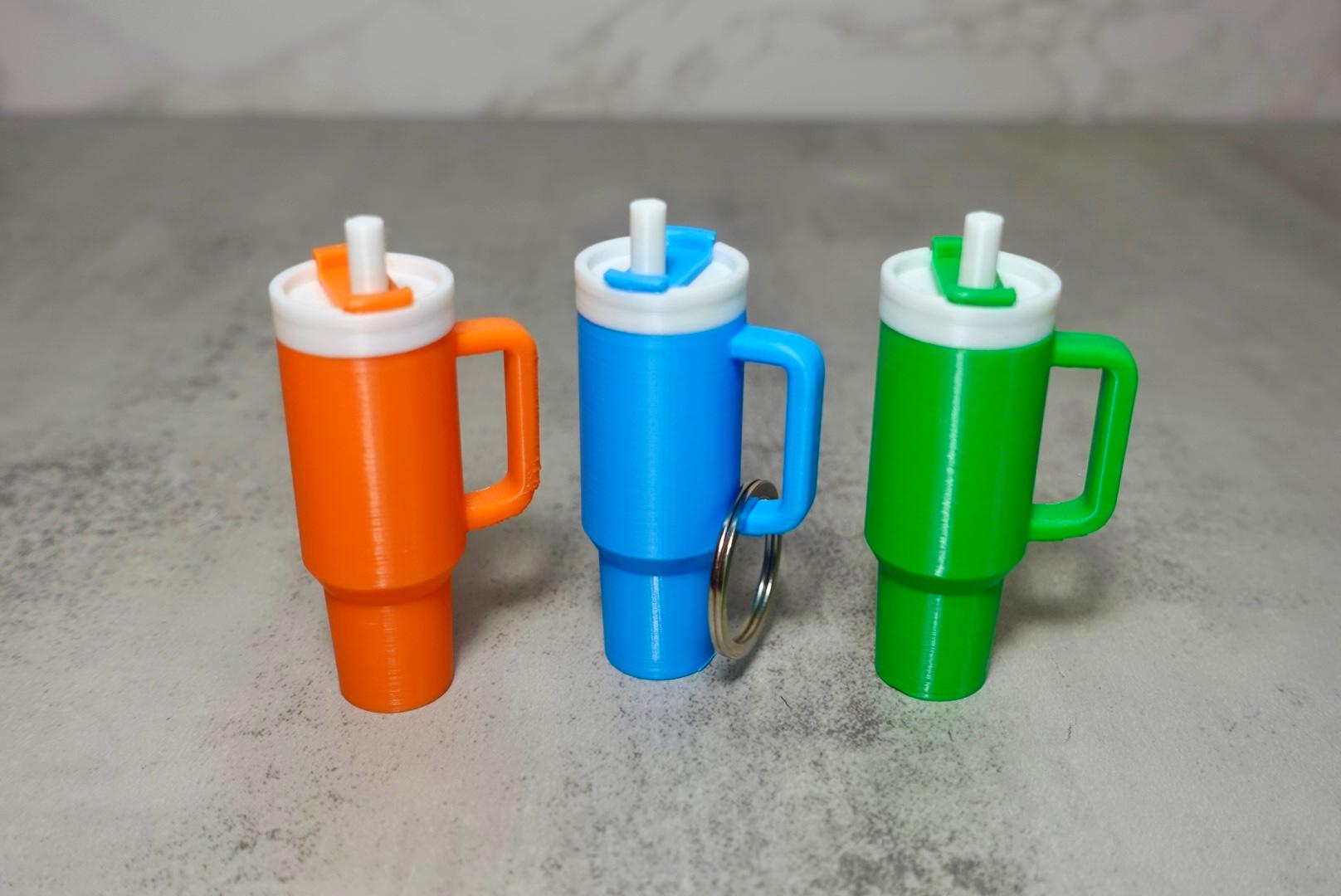 Trendy Cup Keychain 3d model