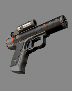 A-22B Chao Smart Pistol | Cyberpunk 2077 | 3D printable replica 3d model