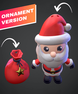 CUDDLEBELLY : Chubby Santa Pal! 3d model