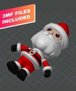 CUDDLEBELLY : Chubby Santa Pal! 3d model