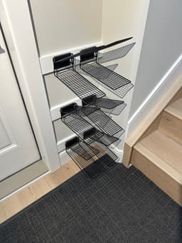 Wall hanger for Ikea Skostall shoe rack 3d model