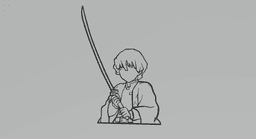 Zenitsu from Anime Demon Slayer.stl 3d model