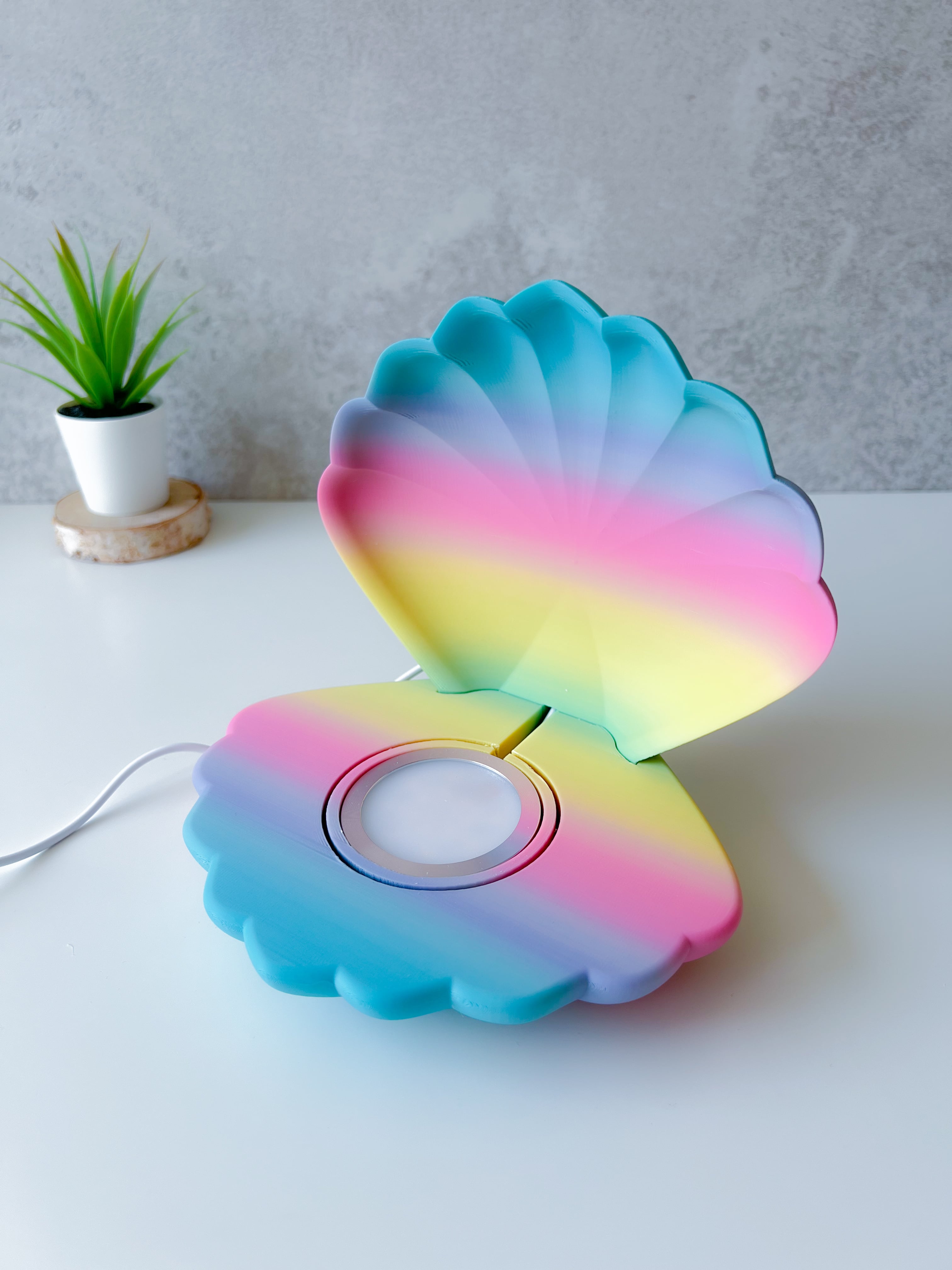 Oyster Lamp - For Bambu lab LED Kit 3d model