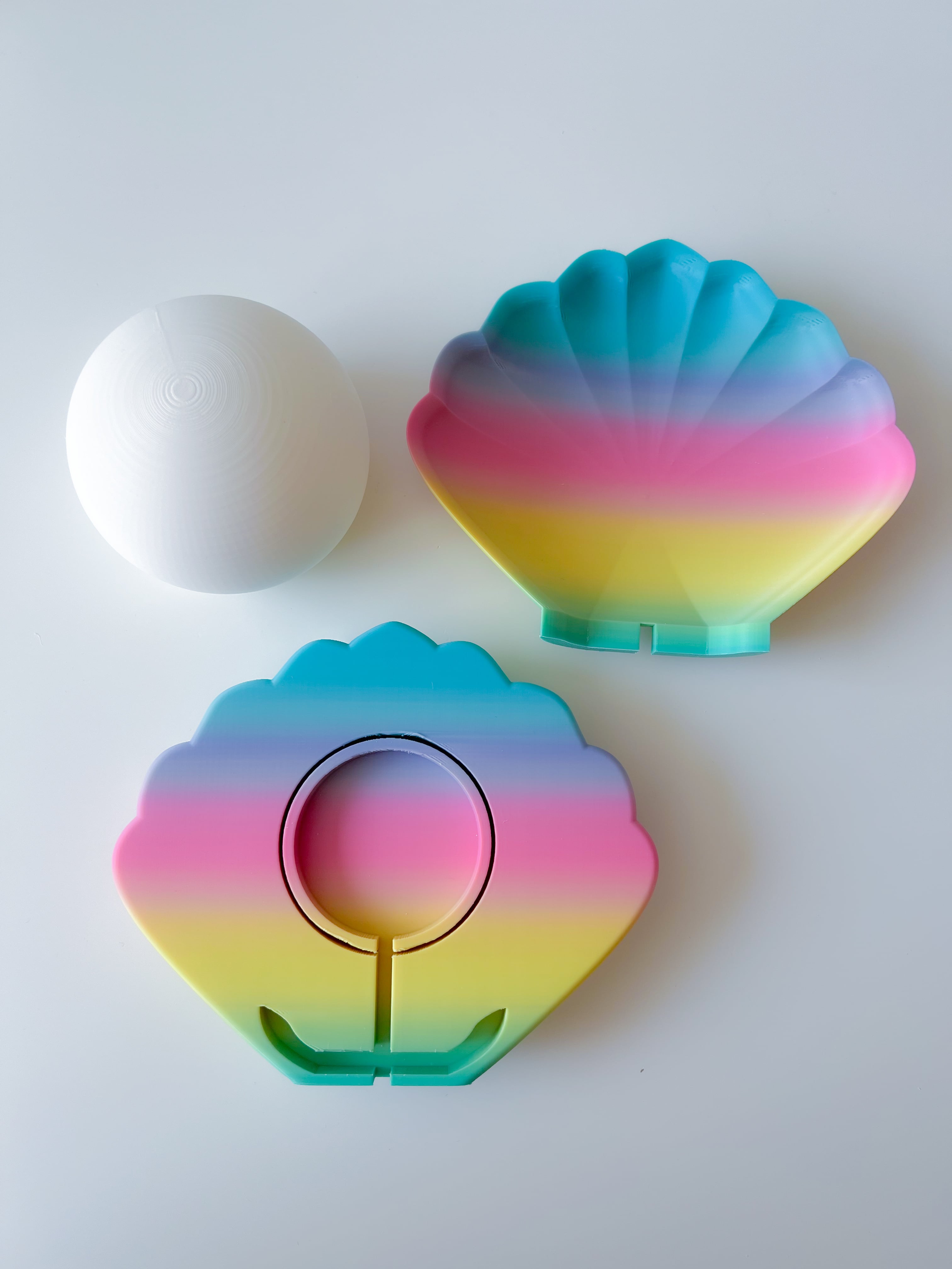 Oyster Lamp - For Bambu lab LED Kit 3d model