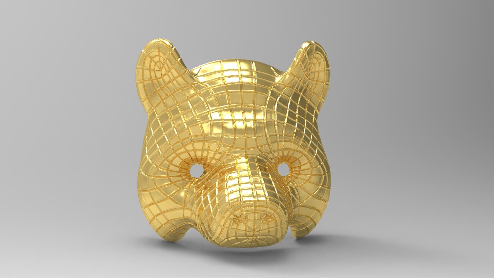 Squid_Game_Bear_Mask_Main_-_with_hooks4.stl 3d model