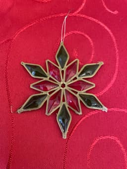 Diamond Gem Snowflake Ornament 3d model