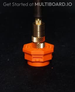 Heat Set Insert Snap - M6 Standard 3d model