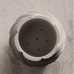 Planter with dripping tray 3d model