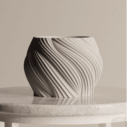 Planter with dripping tray 3d model
