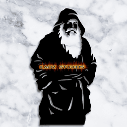 santa off duty wall art christmas wall decor funny santa claus 3d model