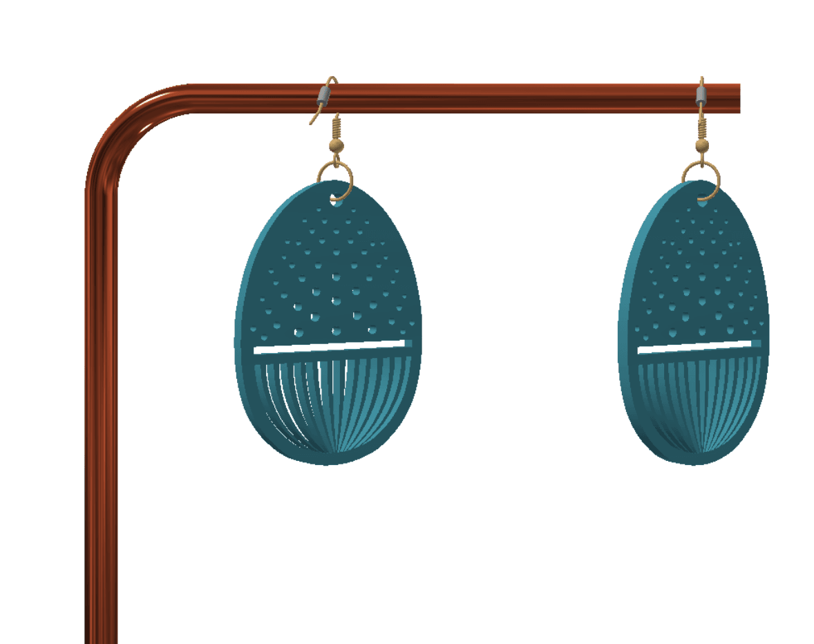 Cute keychain / earrings 3d model