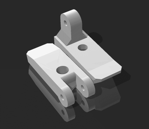 Workpiece Holder with Nut and Bolt lock 3d model