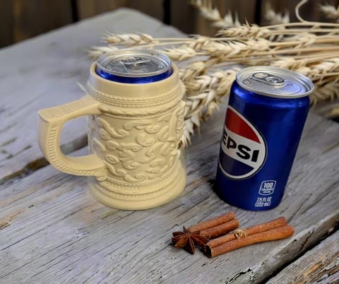 Mini Mug for Mini Soda Cans 3d model