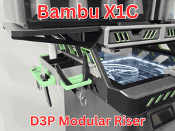 D3P riser for Bambu Lab X1C 3d model