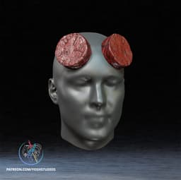 Hell Boy Crown & Thorns 3D Printer STL File 3d model