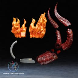 Hell Boy Crown & Thorns 3D Printer STL File 3d model
