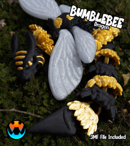 Bumblebee Dragon 3d model