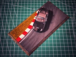 Racetrack Diorama for Hot Wheels and 1:64 Diecast Cars 3d model