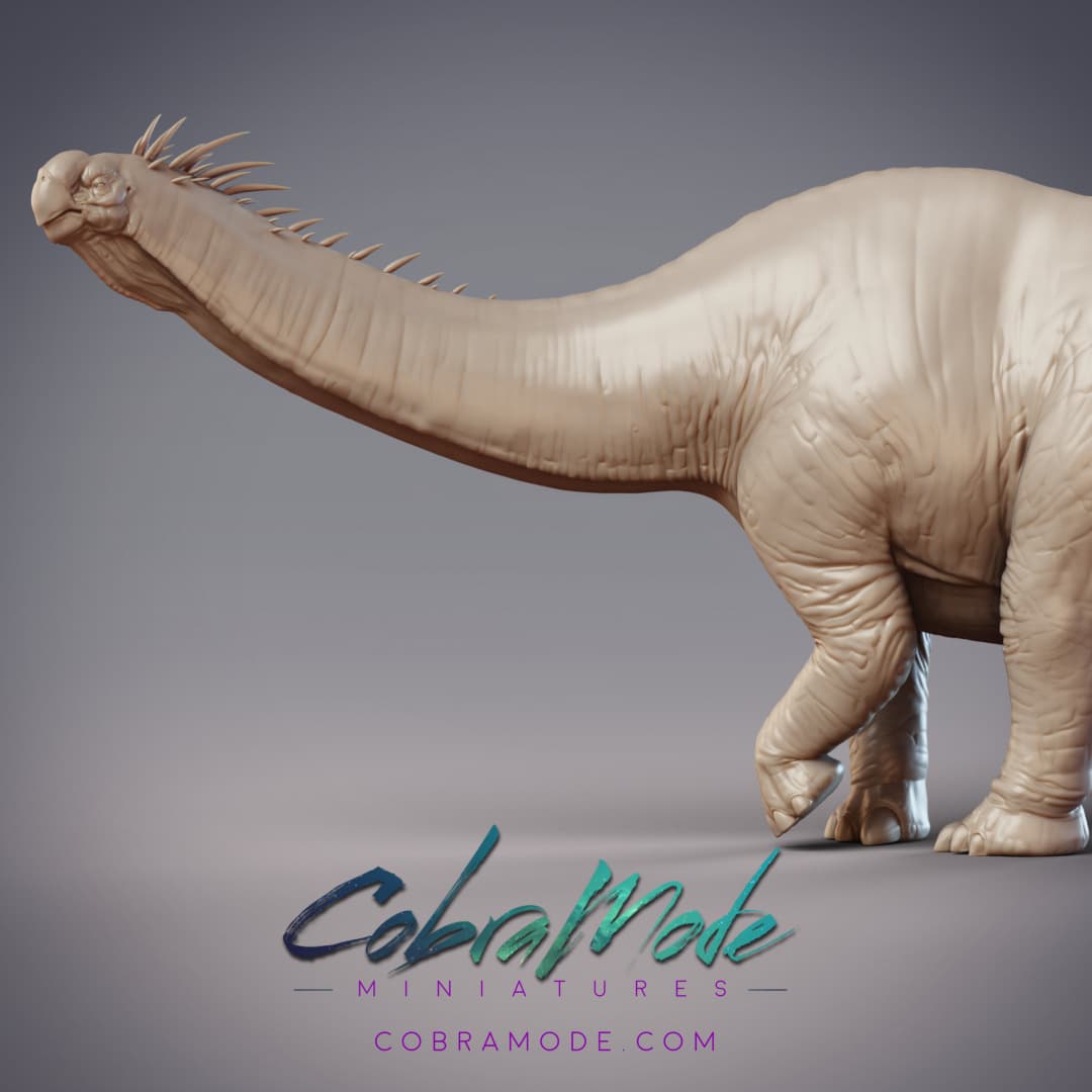 Giant Dinosaur - Rostrosaurus (Pre-Supported) 3d model