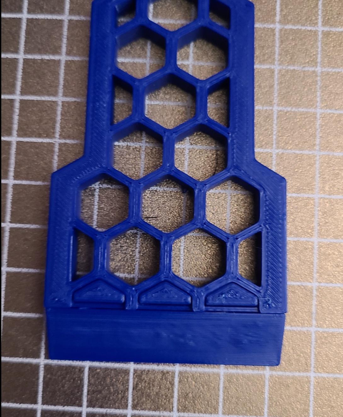 HexScraper MINI w/Replaceable Blade - Printed with Overture Blue PETG on a Klipperized Sovol SV06 - 3d model