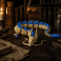 Haku Flexi Dragon - Spirited Away Articulated Toy 3d model