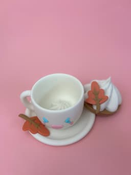 Autumn Latte Trinket Box 3d model