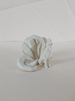 Ninetales Low Poly Pokemon 3d model