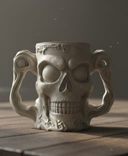 Skull Tumbler 3d model