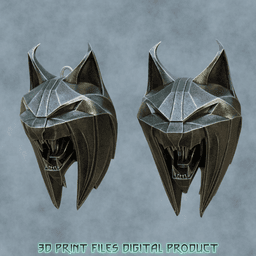 Fantasy Cirilla Lynx School Cosplay Necklace/Pendant The Witcher 4 3d model